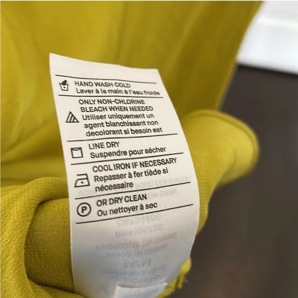 Vince Silk Camisole in Chartreuse, EUC, Size Medium - Picture 4 of 5